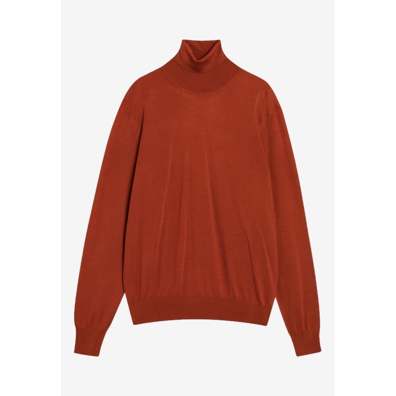 Turtleneck Wool Sweater Red mrtwstd_M