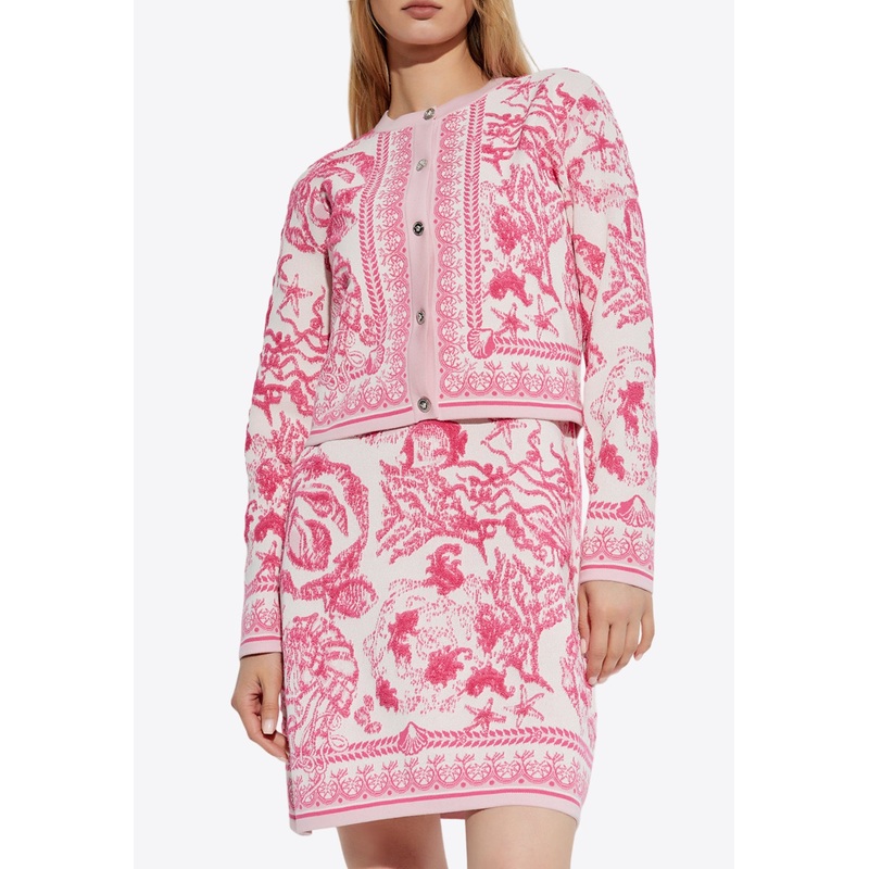 Underwater Barocco Knit Cardigan Pink wrtwit_IT 38