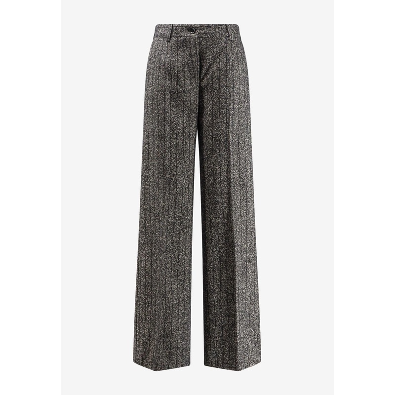 Wool-Blend Tailored Pants Gray wrtwit_IT 40