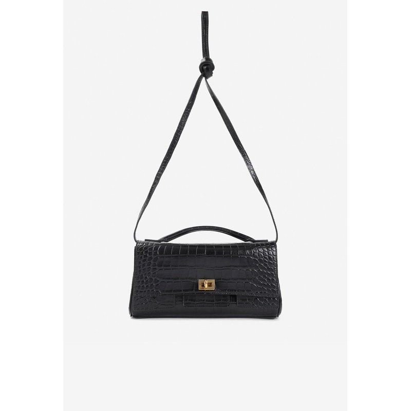 Bel Air Clutch On Strap Handbag Black Onesize