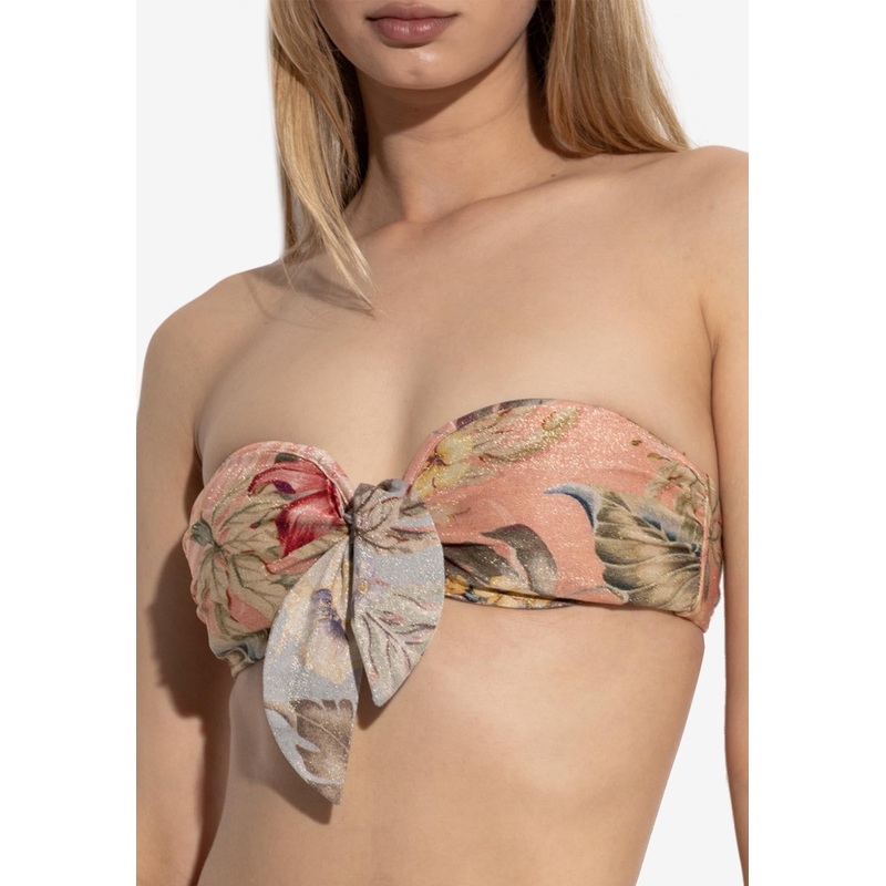 Coco Scarf Tie Bikini Top Multicolor wrtwzimmermann_0