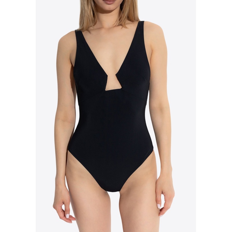 Rhiannon Wire Front One-Piece Swimsuit Black wrtwzimmermann_1
