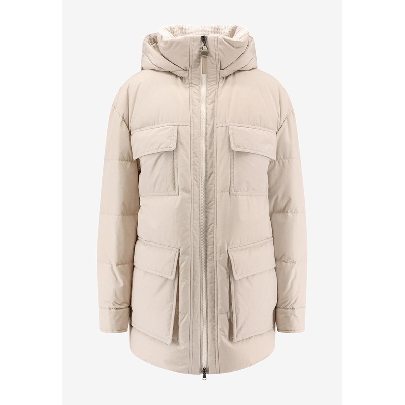 Zip-Up Down Parka Dove wrtwit_IT 38