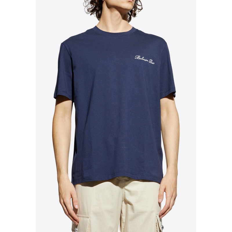 Signature Logo T-shirt Navy mrtwstd_S