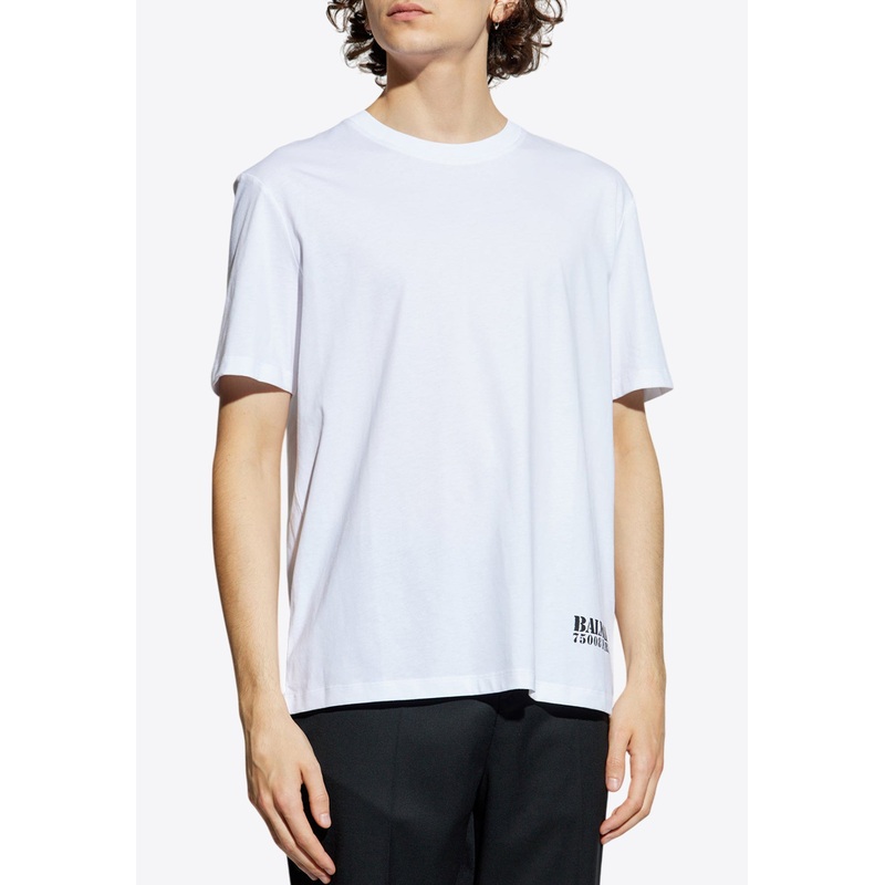 Small Logo Print T-shirt White mrtwstd_S