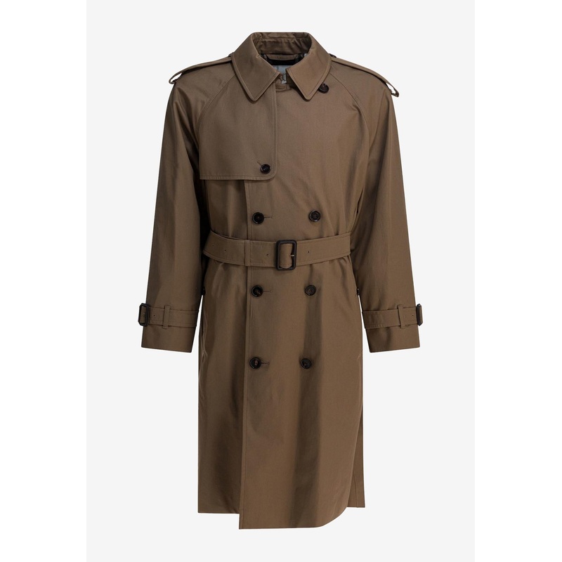 Double-Breasted Trench Coat Brown mrtwit_IT 50
