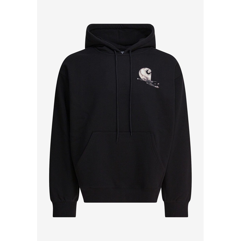 Jake Garcia Printed Hooded Sweatshirt Black mrtwstd_S