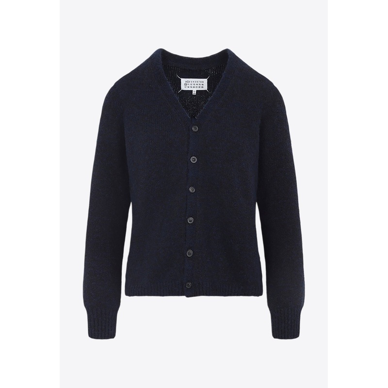 Virgin Wool Cardigan Blue wrtwstd_S