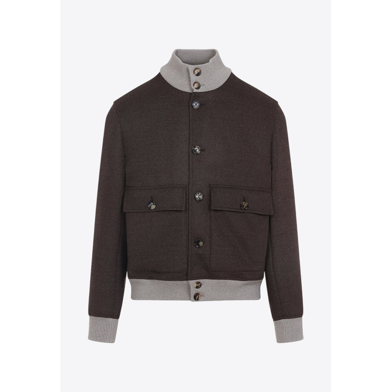 Wool Bomber Jacket Brown mrtwit_IT 54