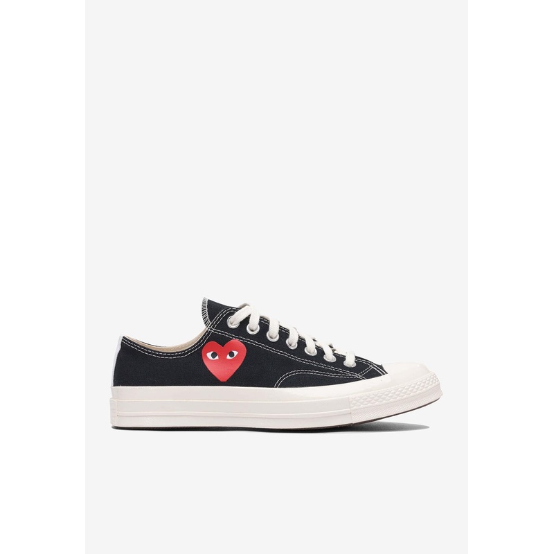 X Converse Chuck Taylor 70 Small Heart Low-Top Sneakers Black mshoesus_US 5.5