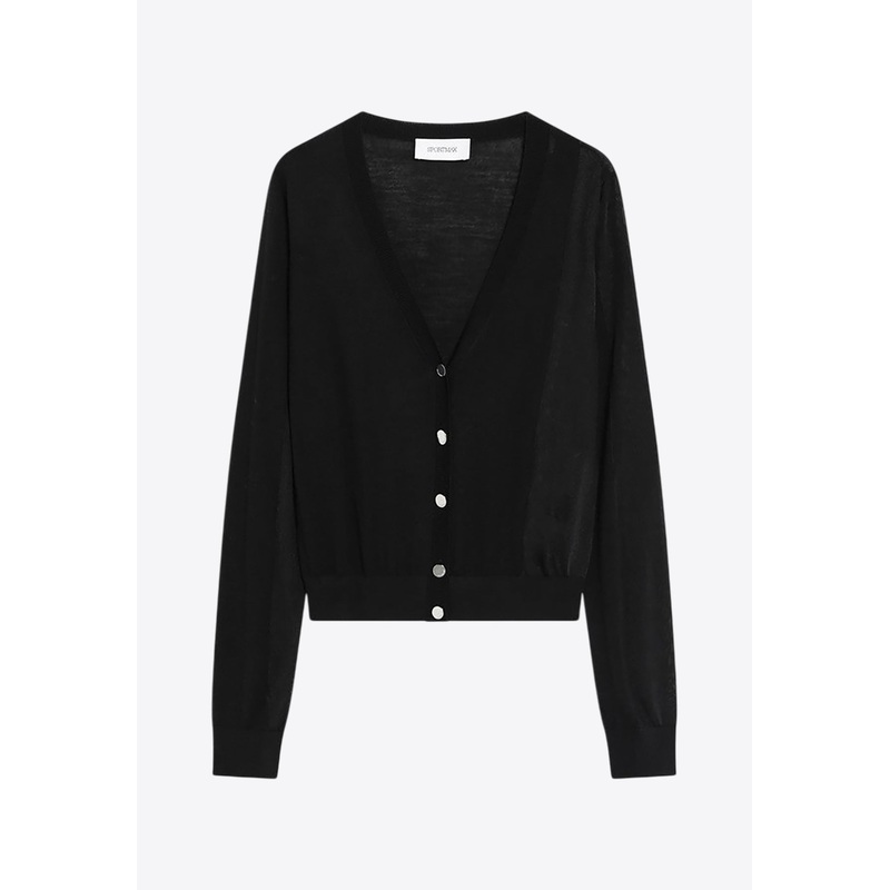 Atollo Wool Cardigan Black wrtwstd_S