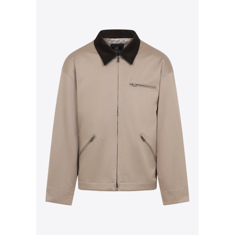 Aviator Jacket with Skull-Print Sand mrtwstd_M