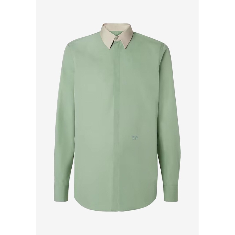 Essential Long-Sleeved Shirt Green mrtwshirtseu_EU 39