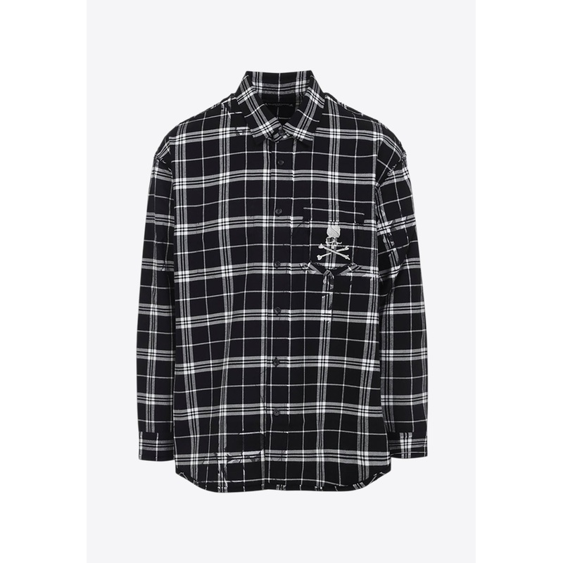 Plaid Check Reversible Shirt Multicolor mrtwstd_S