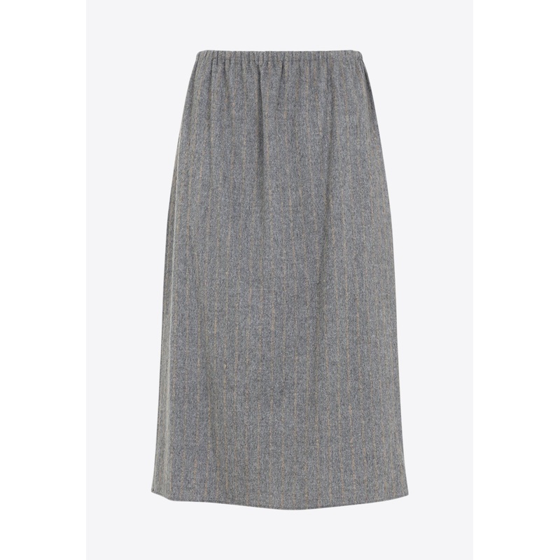 Pull-On Midi Skirt Gray wrtwfr_FR 34