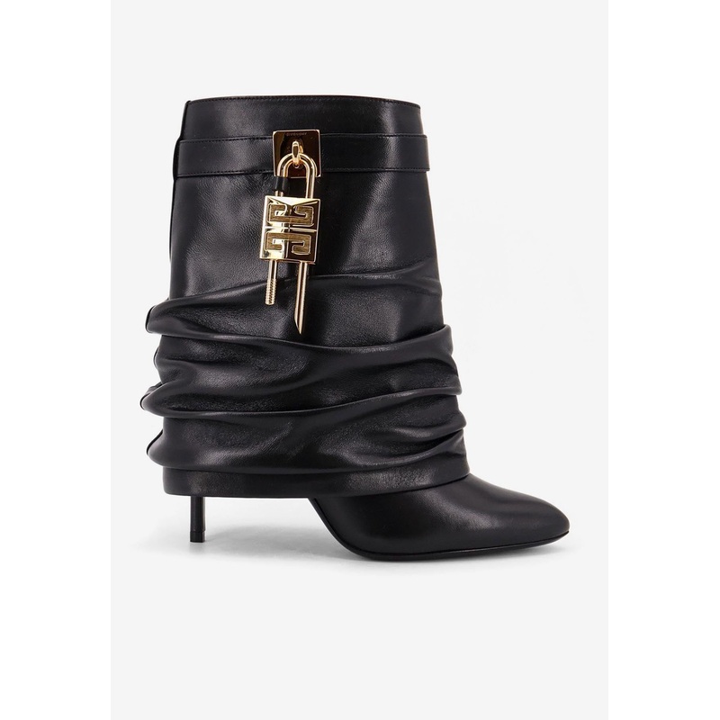 Shark Lock 95 Leather Boots Black wshoeseu_EU 36