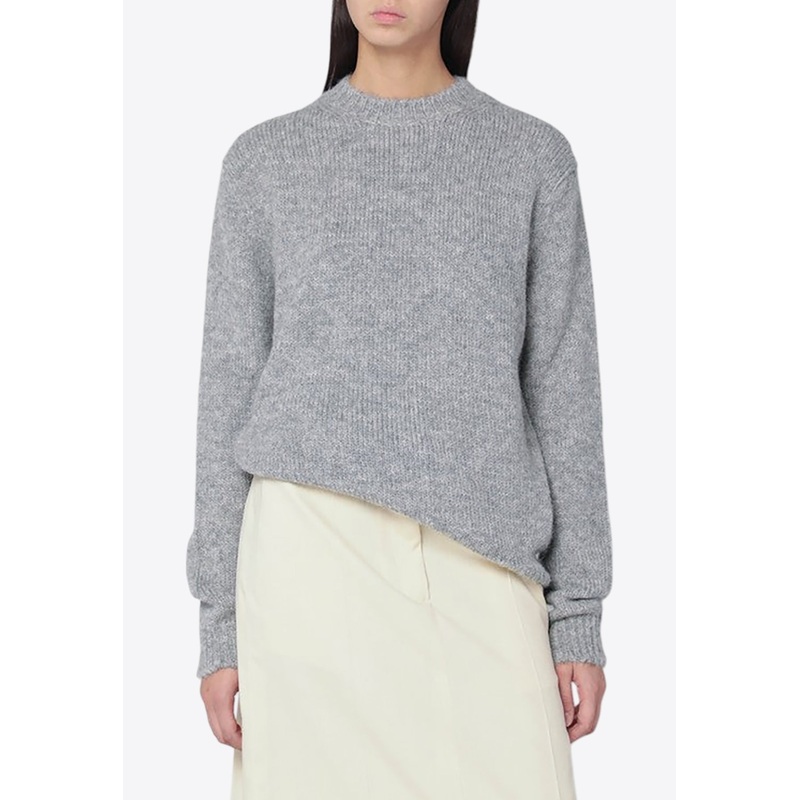 Wool-Blend Sweater Gray wrtwstd_M