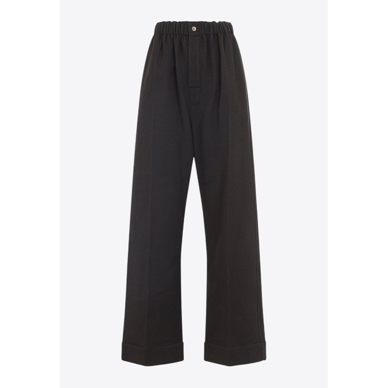 Wool Pajama Pants Brown wrtwfr_FR 34