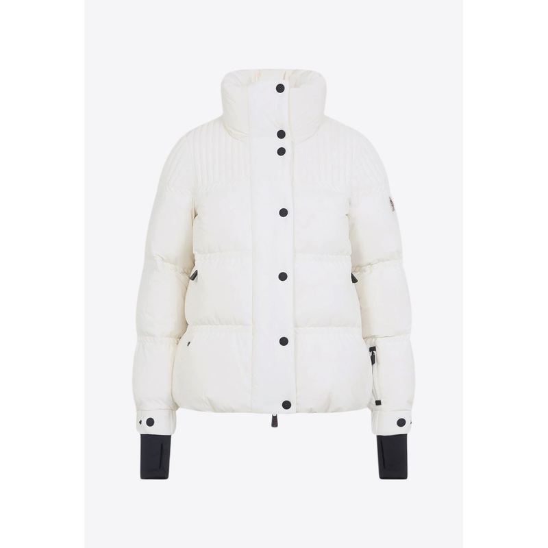 Anglin Padded Jacket with Logo-Patch White wrtwmoncler_0