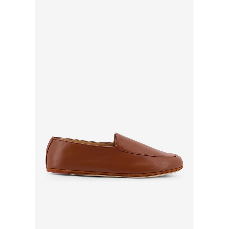 Anton Walk Leather Loafers Brown wshoeseu_EU 36
