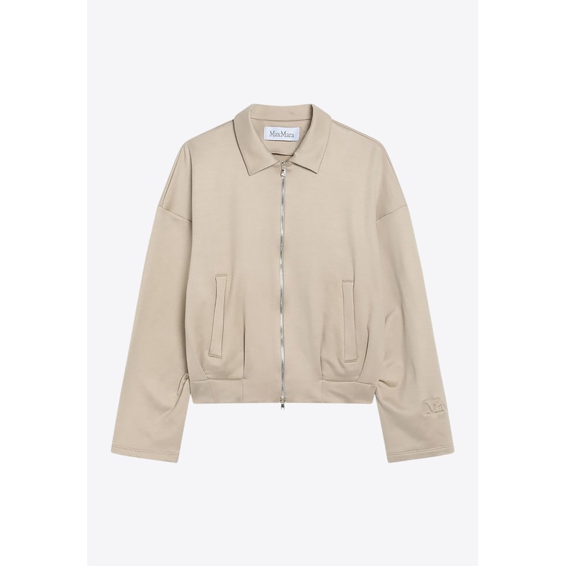 Argenta Cropped Sweatshirt Beige wrtwstd_M