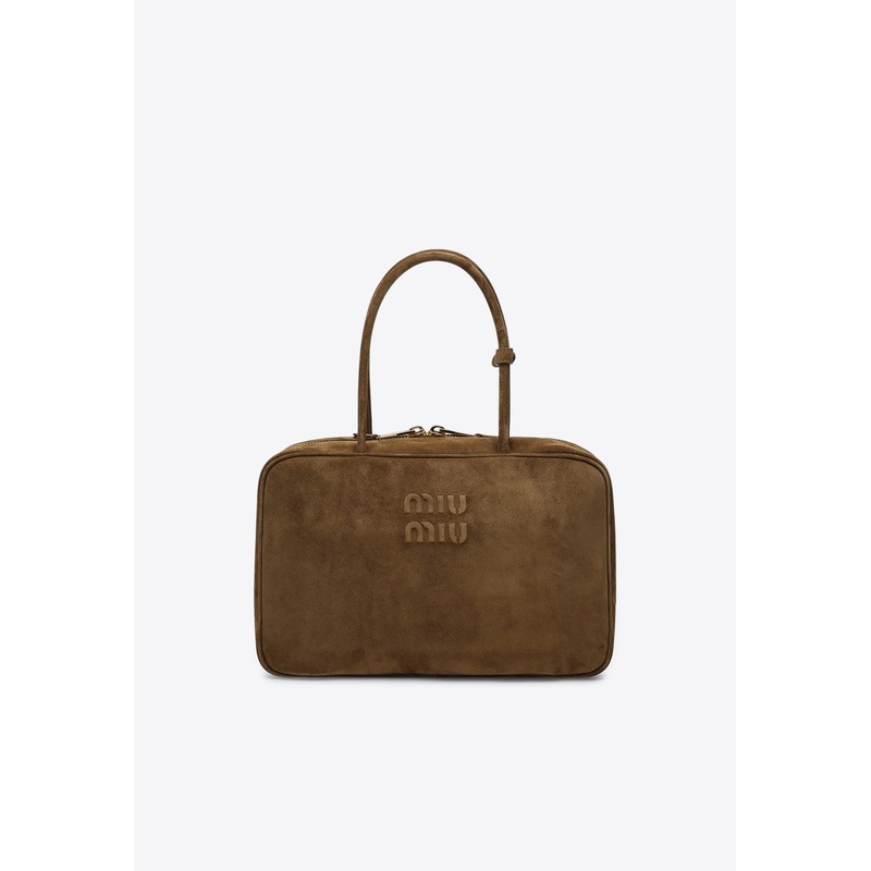 Beau Suede Shoulder Bag Olive Onesize