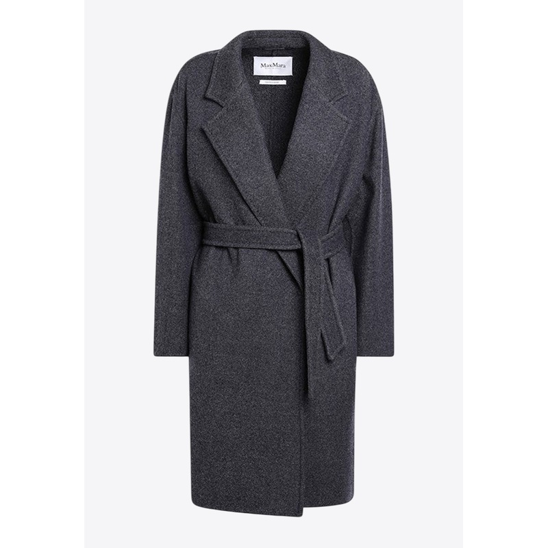 Carnia Wool Coat with Denim-Effect Navy wrtwit_IT 40