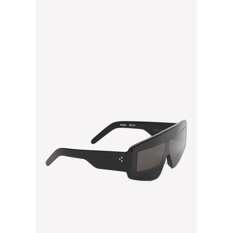 Rectangular Phleg Sunglasses Gray Onesize