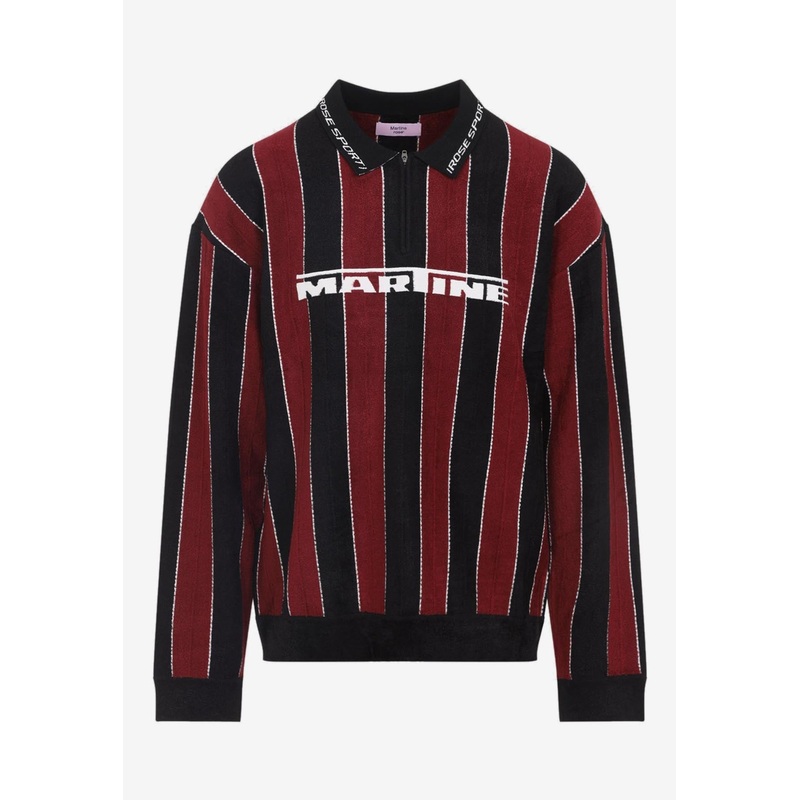 Sporty Logo Polo T-shirt Black mrtwstd_L