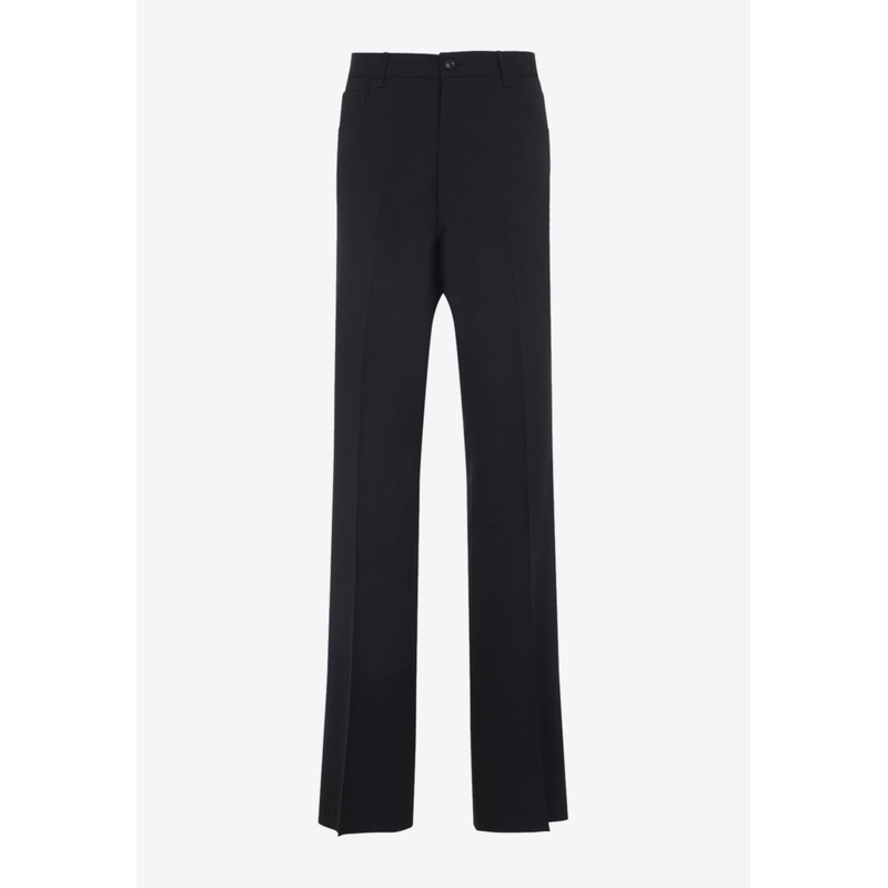 Wool-Blend Tailored Pants Black mrtwit_IT 50