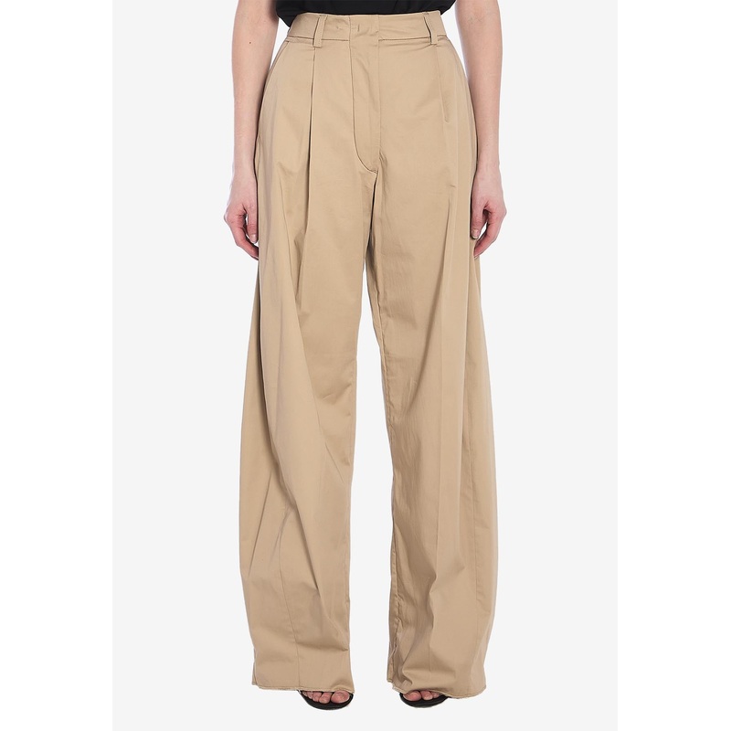 Billie Wide-Leg Pants Beige wrtwit_IT 40