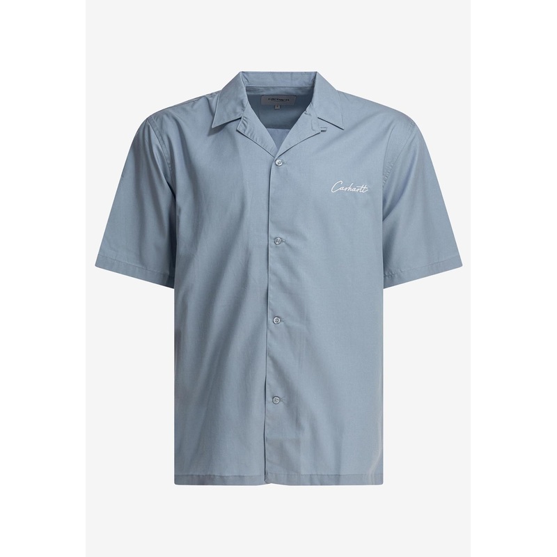 Delray Short-Sleeved Shirt Light Blue mrtwstd_S