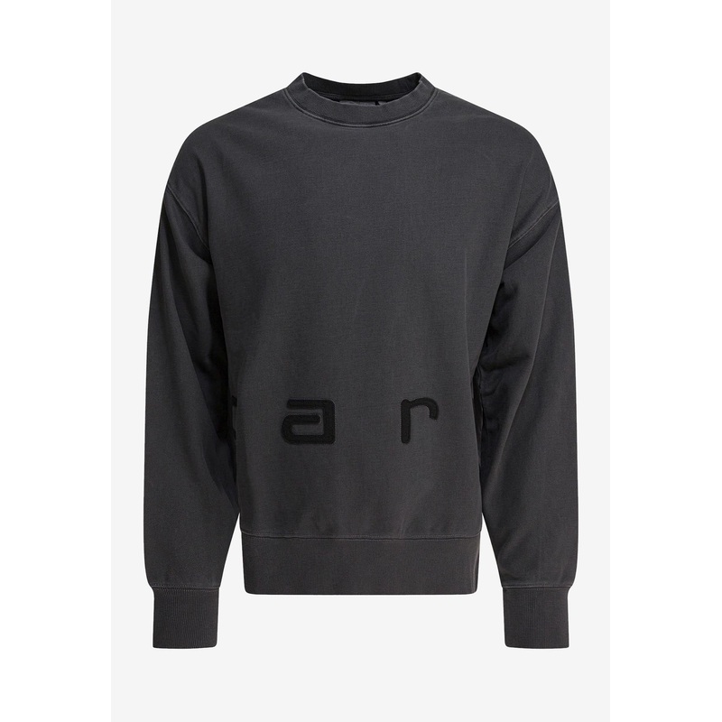 Felt Script Sweatshirt Black mrtwstd_S