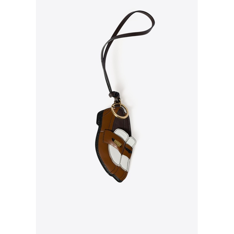 Penny Loafer Trick Keychain Brown Onesize