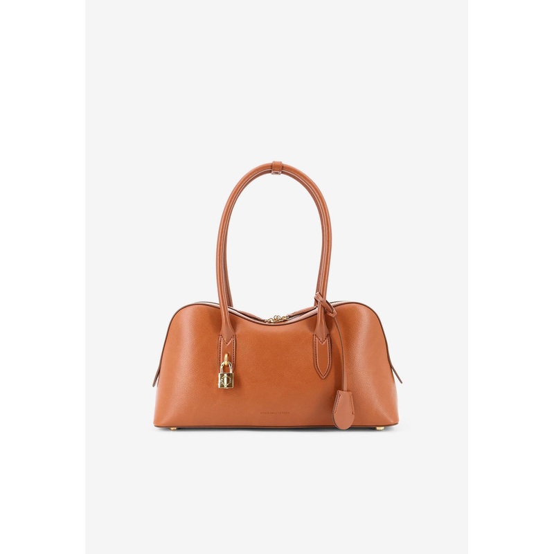 Ryder Faux Leather Shoulder Bag Brown Onesize