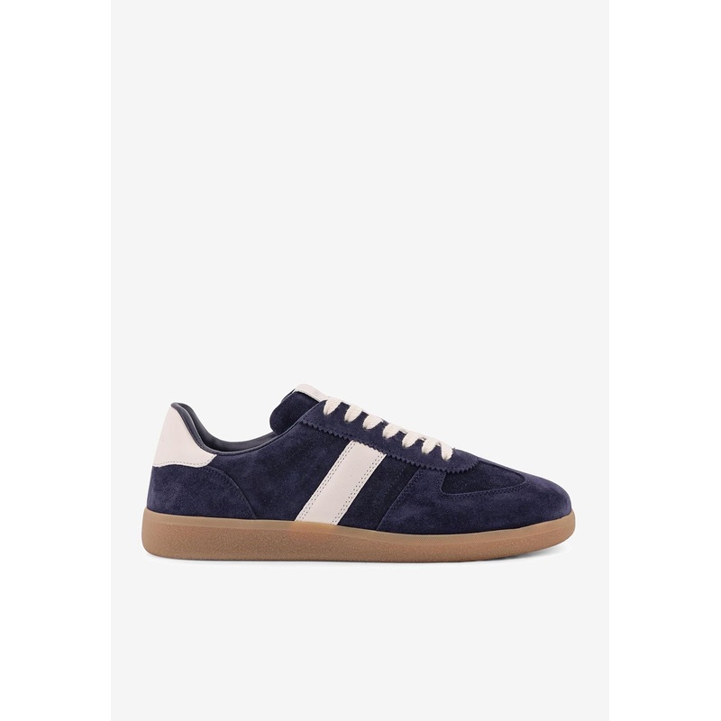 Archer Low-Top Suede Sneakers Navy mshoeseu_EU 39
