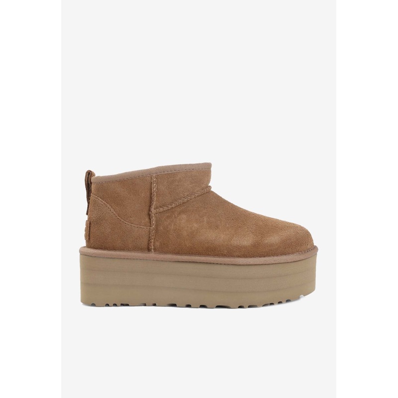 Classic Ultra Mini Platform Boots Chestnut wshoeseu_EU 36