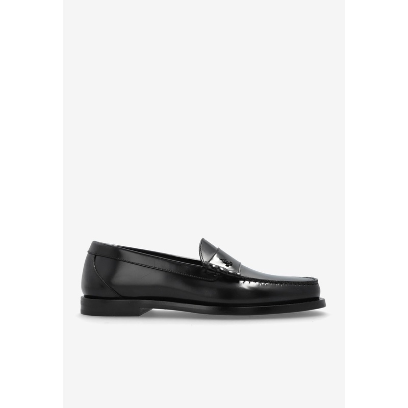 Ethan Shiny Leather Loafers Black mshoeseu_EU 40
