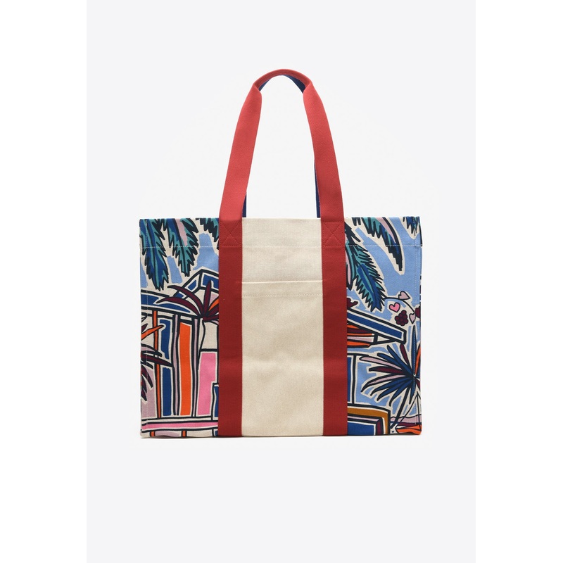 Vue Sur La Dune Beach Bag Multicolor Onesize