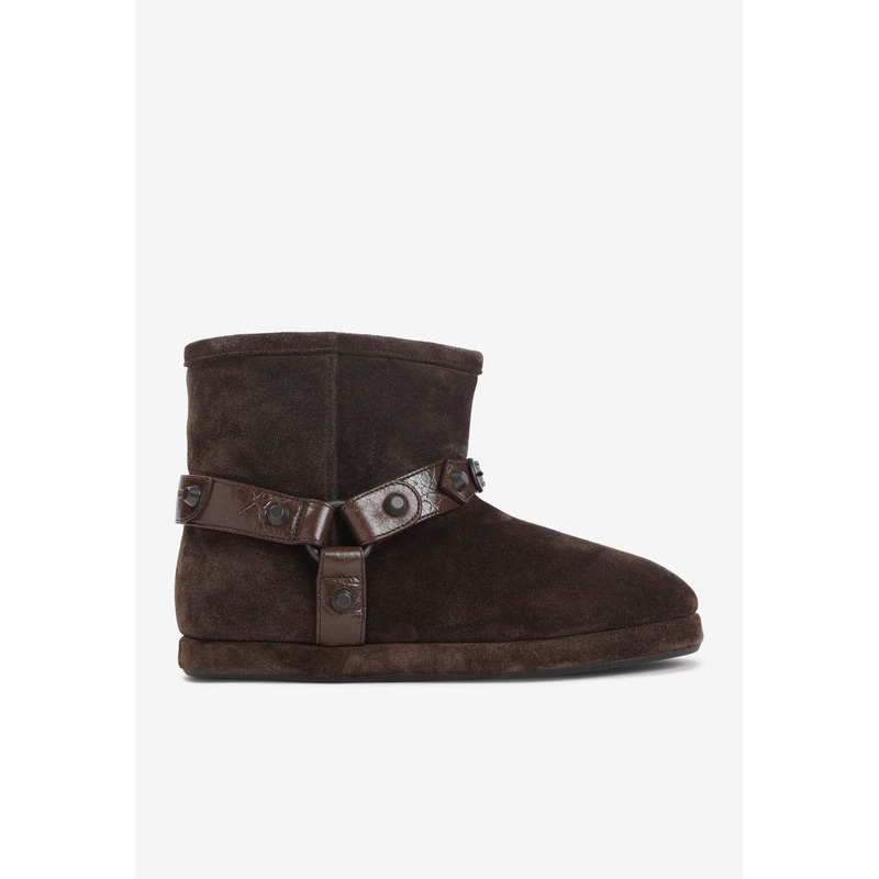 Alaska Suede Soft Boots Brown wshoeseu_EU 36