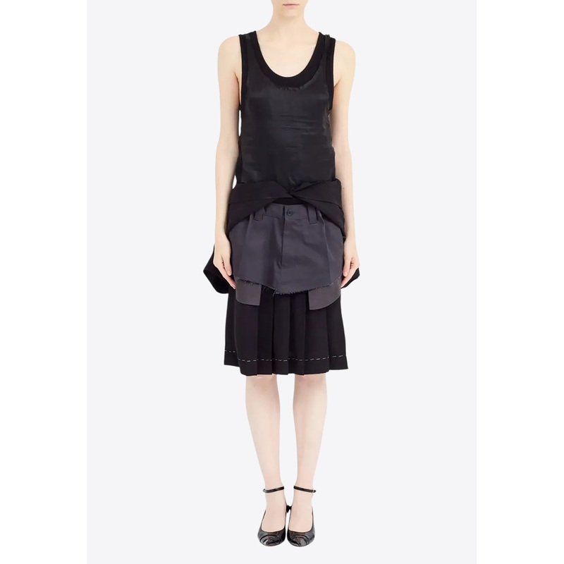 Anonymity of The Lining Mini Layered Dress Black wrtwit_IT 40
