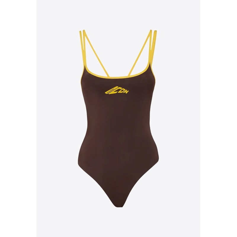 Icon One-Piece Swimsuit Brown wrtwit_IT 38
