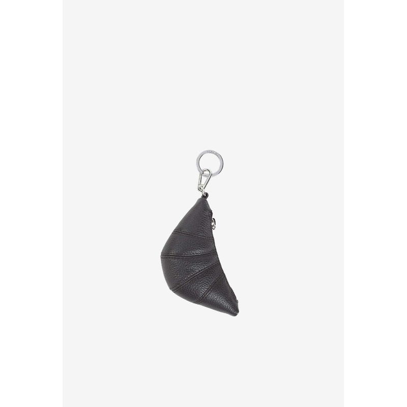 Mini Croissant Keyring Dark Brown Onesize