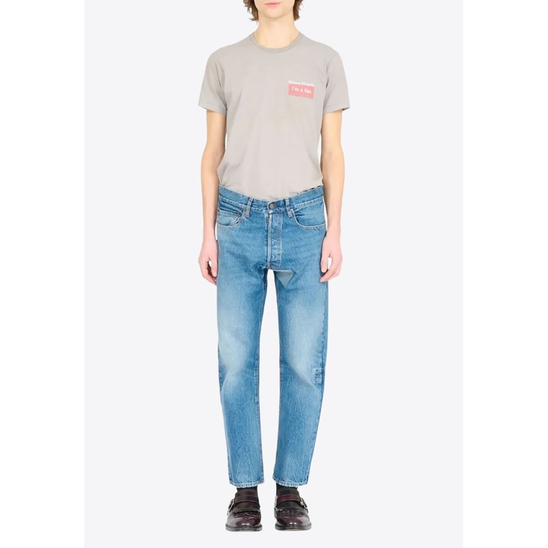 Washed Straight-Leg Jeans Blue mrtwbottoms_28
