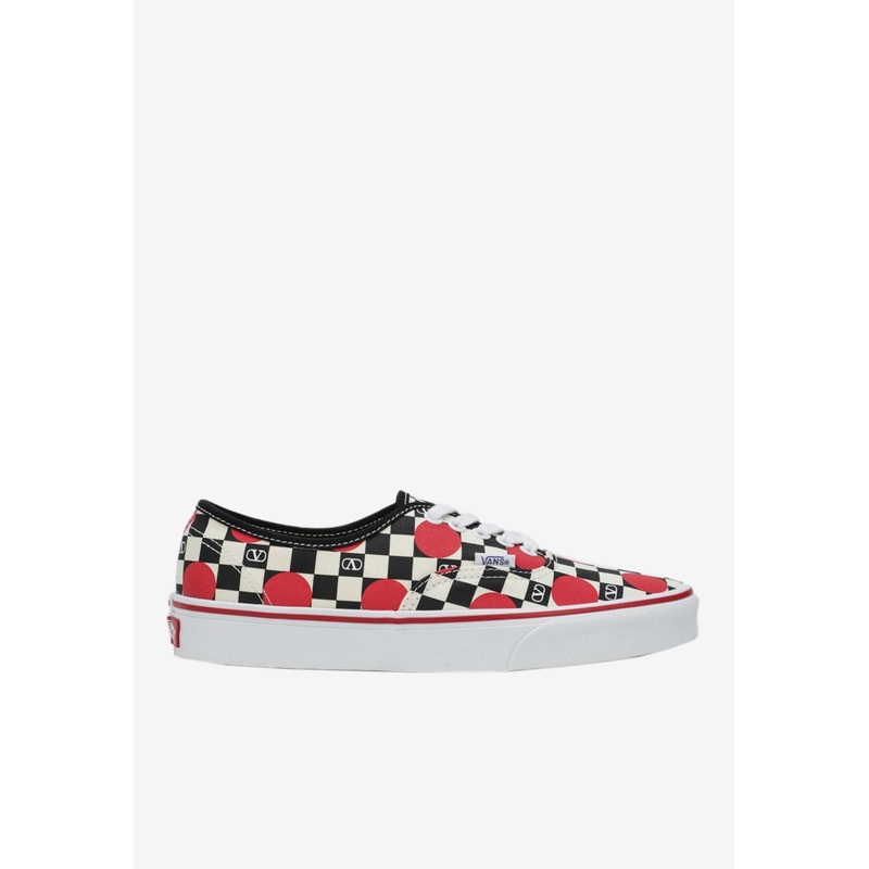 X Vans VLogo Checkerboard and Polka Dots Canvas Sneakers Multicolor wshoeseu_EU 36.5