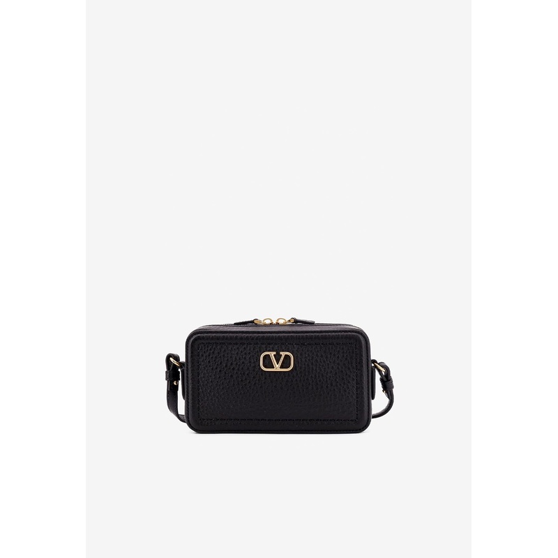All-Time Leather Crossbody Bag Black Onesize
