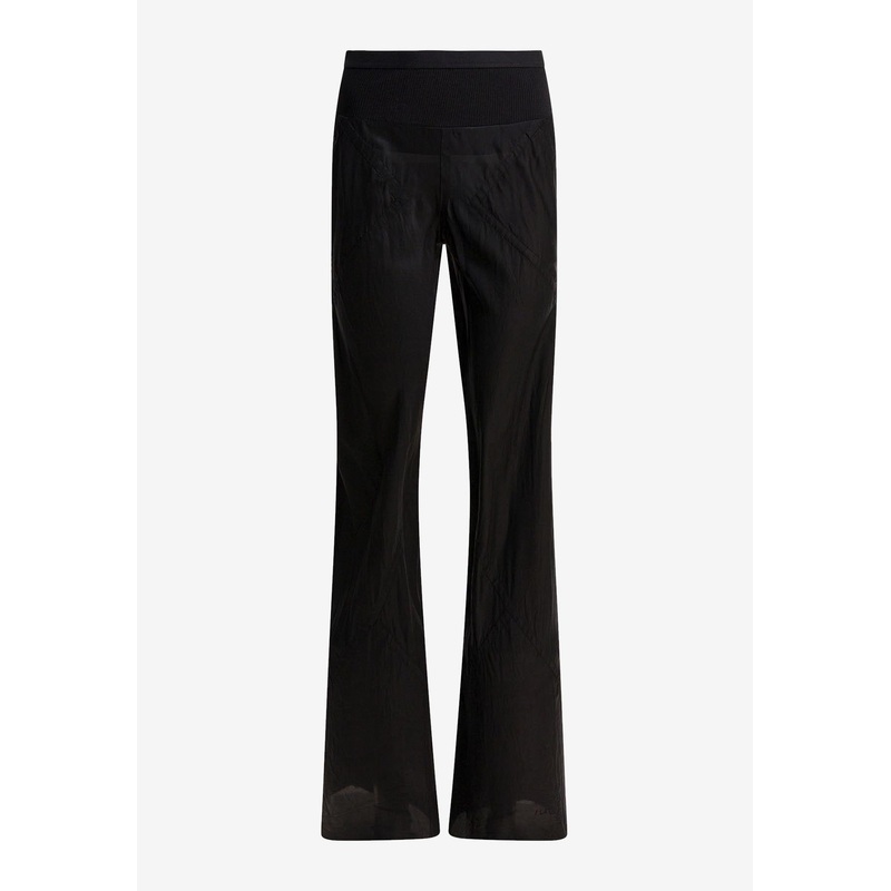 Bias Flared Pants Black wrtwit_IT 40