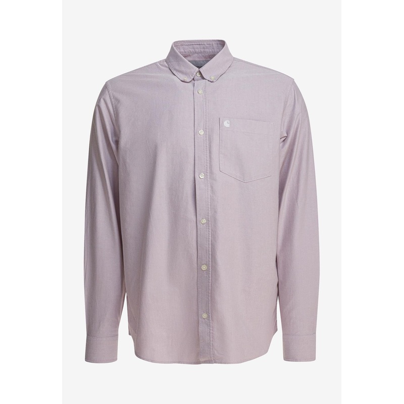 C-Logo Long-Sleeved Shirt Pink mrtwstd_S