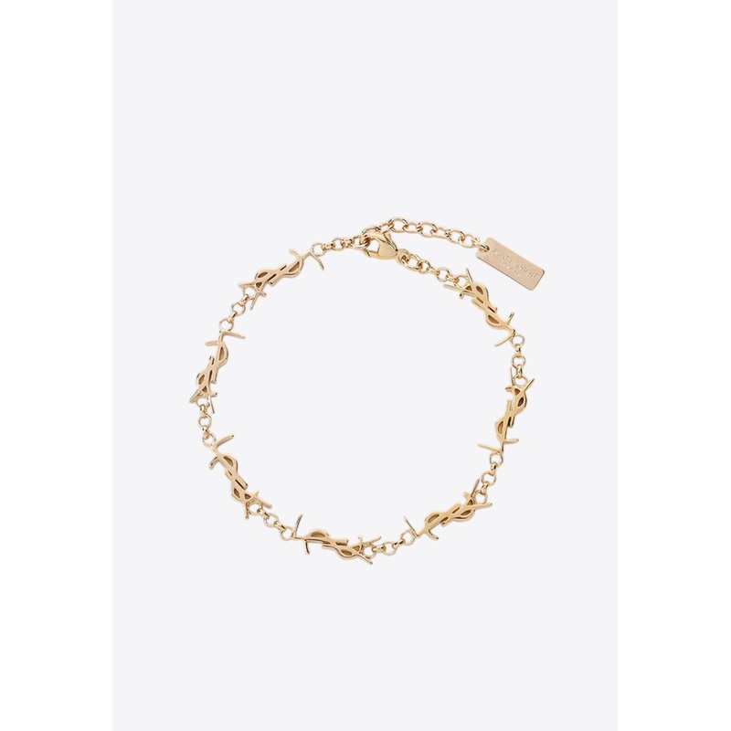 Cassandre Logo Chain Bracelet Metallic M