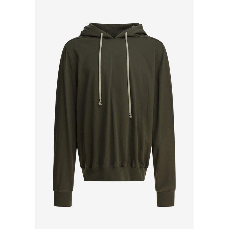 Drawstring Hooded Sweatshirt Green mrtwstd_M